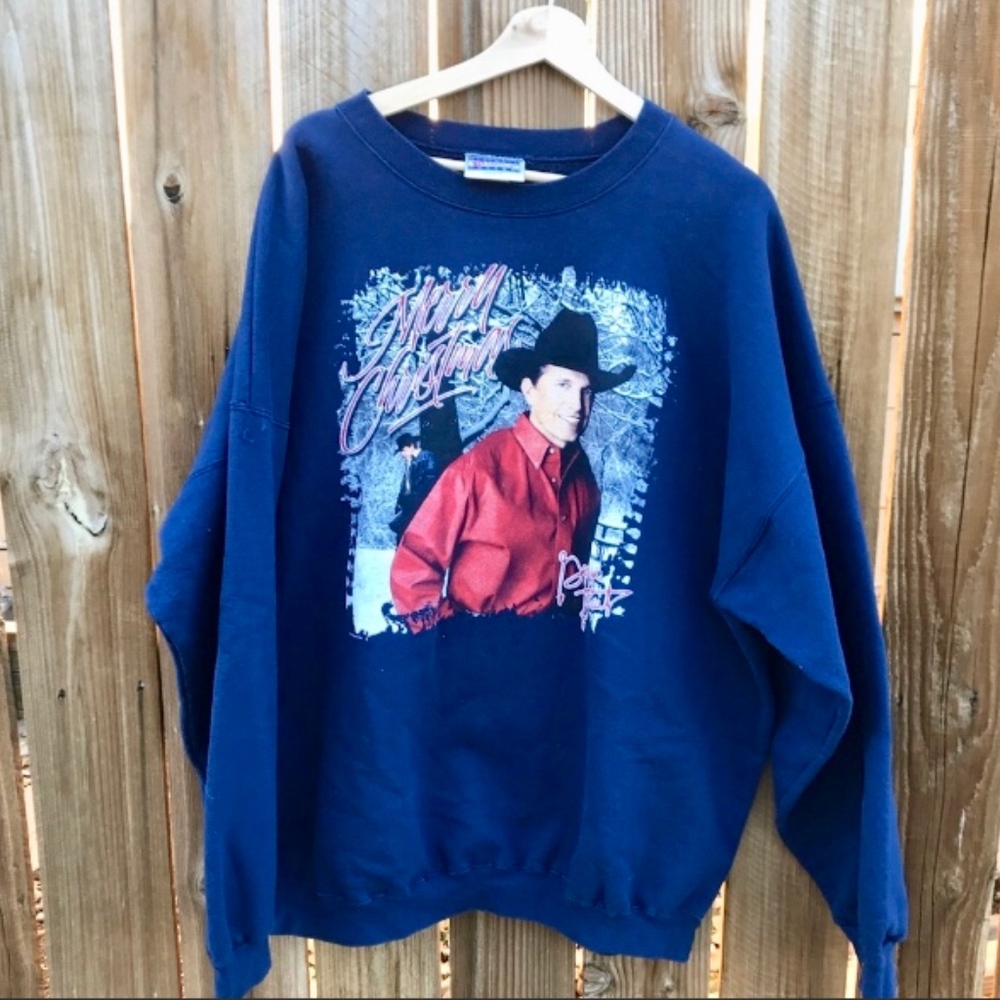 George Strait Ugly Vintage Christmas Sweater